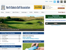 Tablet Screenshot of ndgolf.org